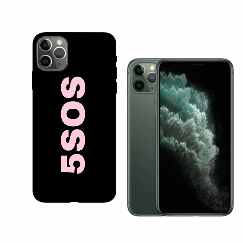 

fundas 5SOS 5 Seconds of Summer Soft Tpu Best Phone Case for Iphone 8 7 plus Capas for Apple X XR XS 11 Pro Max SE 2020 Etui