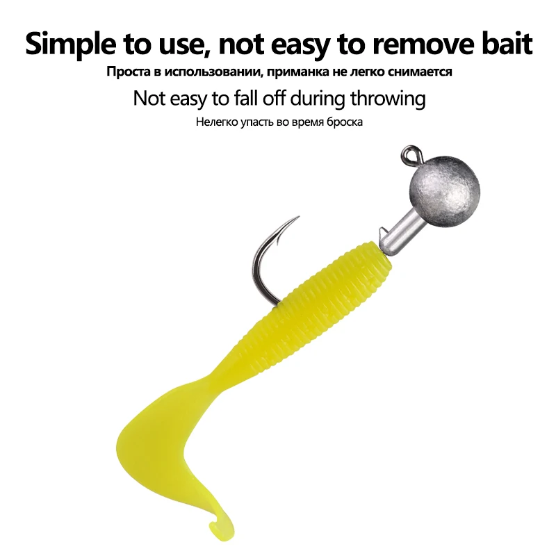 Рыболовный крючок с большой головкой рыболовный рыболовной подходящий для