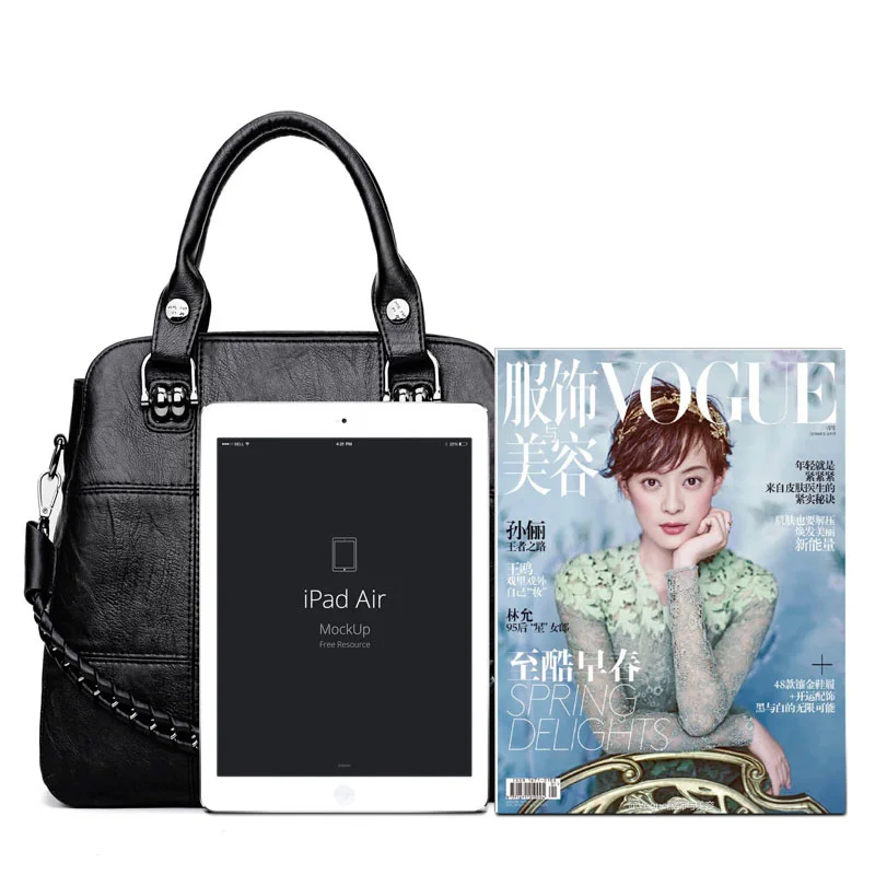 NIGEDU женская сумка с большой цепочкой на плечо для женщин сумки через брендовые