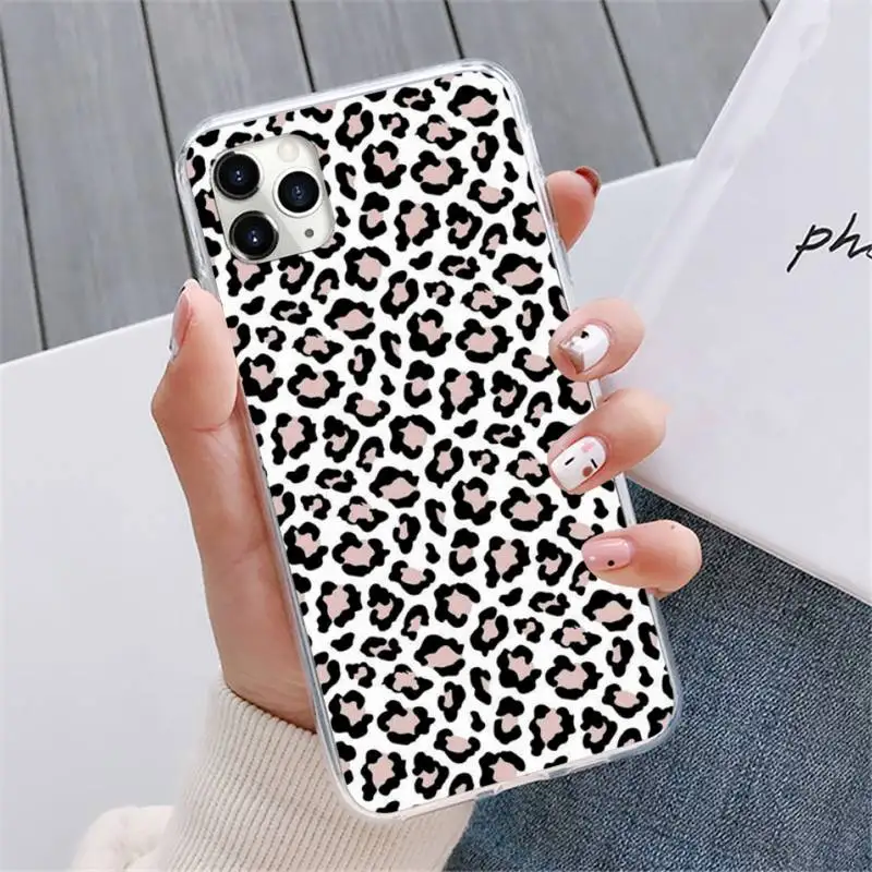 

Ottwn Leopard Print Pattern Phone Cases For iphone 12 5 5s 5c se 6 6s 7 8 plus x xs xr 11 pro max mini