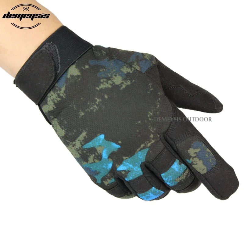 Полный палец Охотничьи перчатки анти-скольжения Пеший туризм для верховой езды