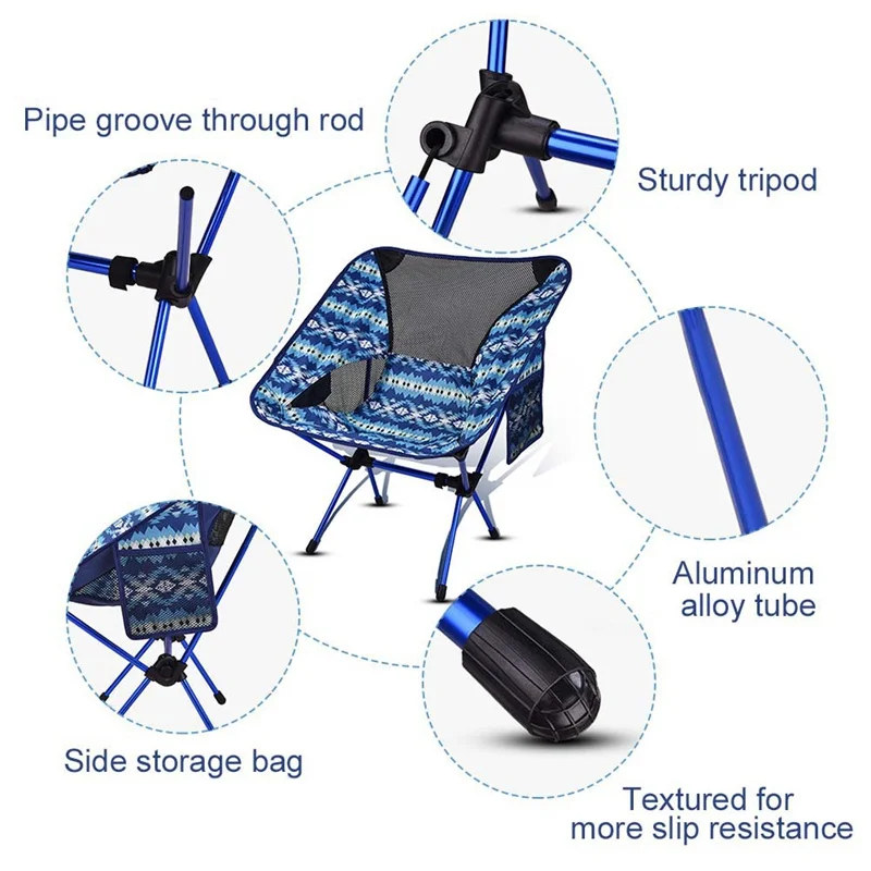 買取 旅行超軽量折りたたみ椅子超硬高負荷屋外のキャンプチェアポータブルビーチハイキングピクニックシート釣りツール椅子