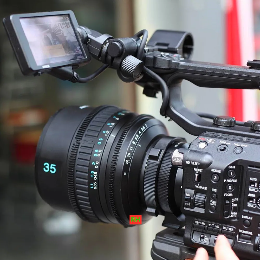 PL Film Lens To FOR Sony E Mount A7 R2 S2 PXW-FS7 Bayonet PXW-FS5 PL-NEX Adapter Ring FS5 FS7 Camera | Электроника