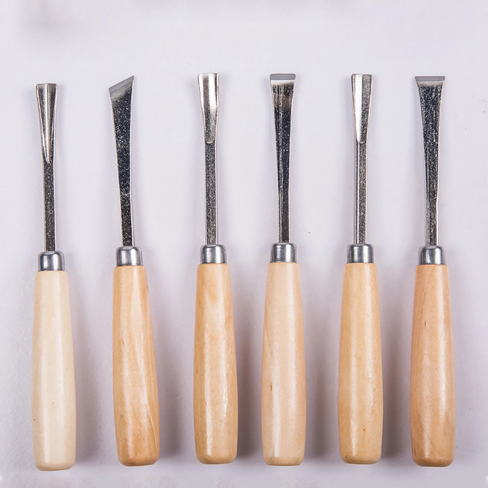 

6 шт./компл. ручная резьба по дереву ручной резец набор инструментов для резьбы по дереву резец ножи ручные инструменты