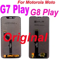 for motorola moto g7 play xt1952 lcd display g8 play xt2015 xt2015 2 lcd touch screen sensor digiziter assembly g8play replace