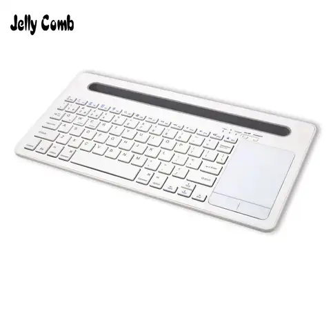 Беспроводная портативная клавиатура Jelly Comb, Bluetooth 3,0, с сенсорной панелью и мышью