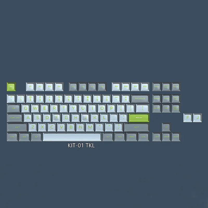 

For Gaming Mechanical Keyboard Lime Keycaps SA Profile Double-Shot ABS Keycap For GH60 GK61 SK64 RK858