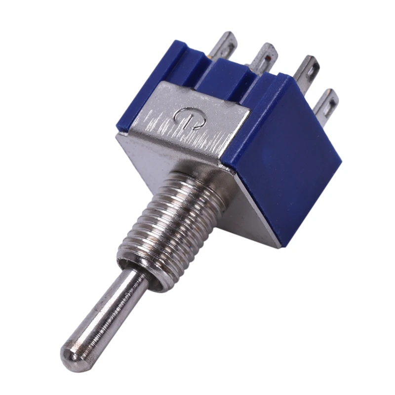 10 Pcs AC 125V 6A Amps ON/ON 2 Position DPDT Toggle Switch | Обустройство дома