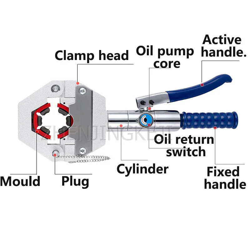Ручной небольшой гидравлический зажим 8T режущие инструменты автомобильный