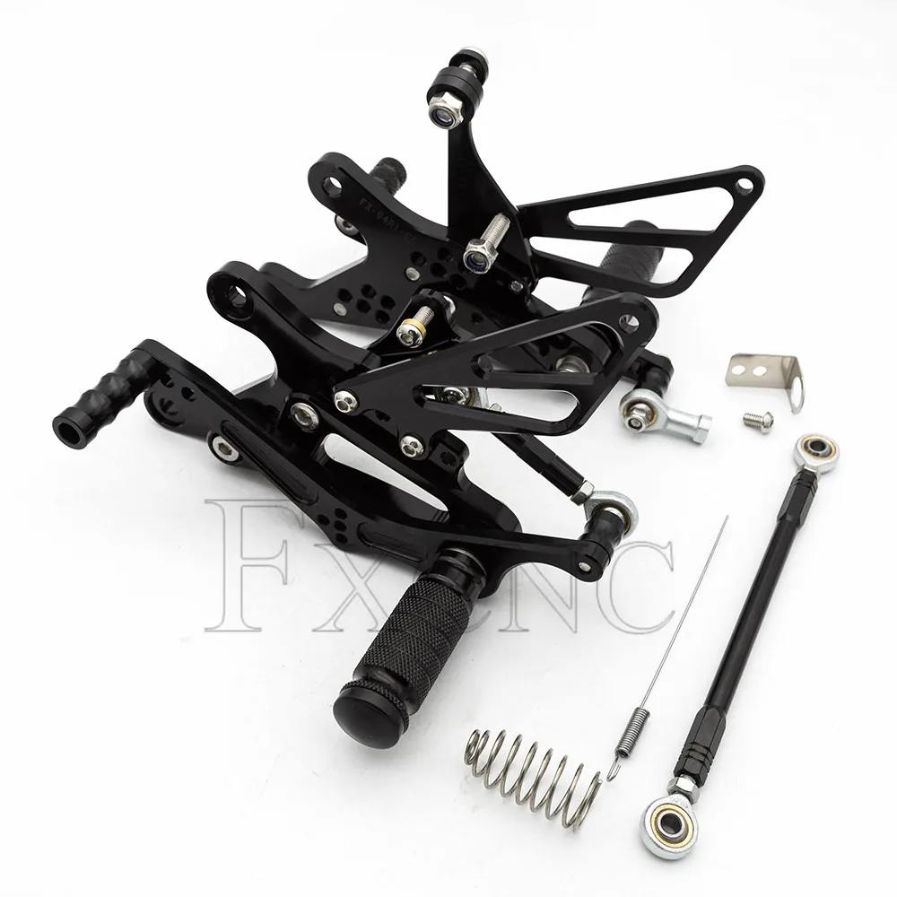 CNC Реверсивный GP Shift Rearset задний Набор для Yamaha YZF R1 04 05 2004 2006 регулируемая ножка Peg