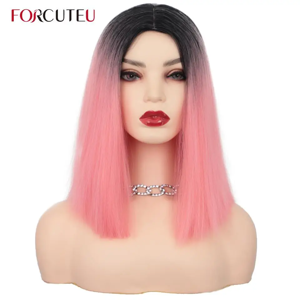 

Женский синтетический парик для косплея, с эффектом омбре