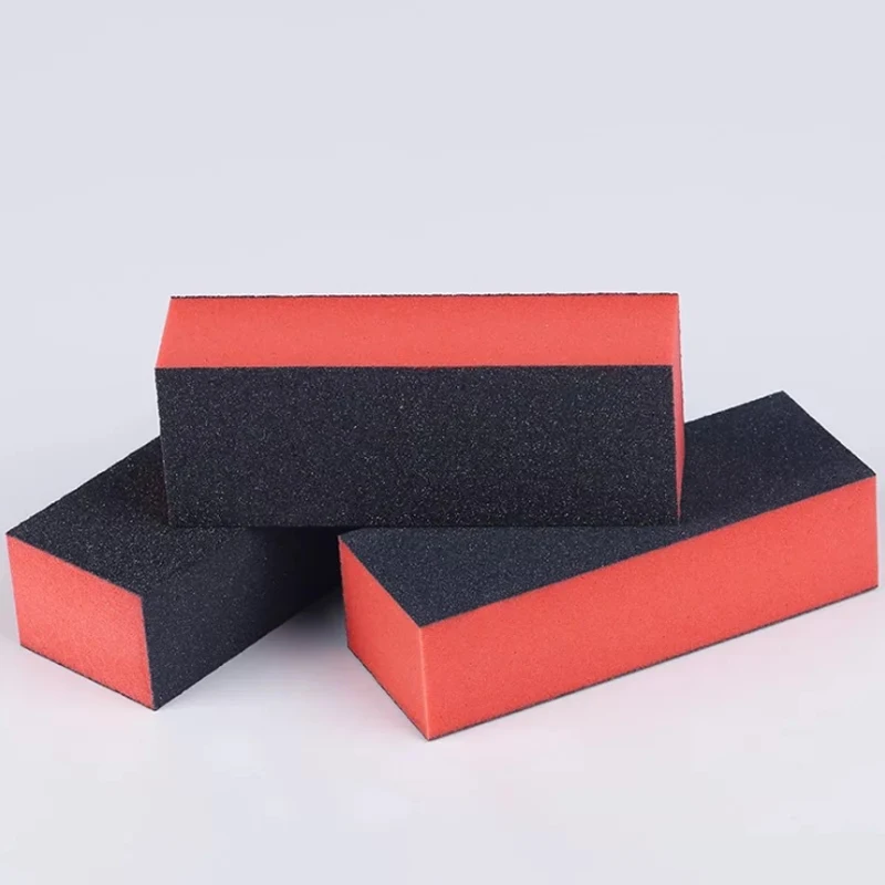 3 стороны Полировка Ногтей губка для ногтей шлифовальный буферный блок моющийся