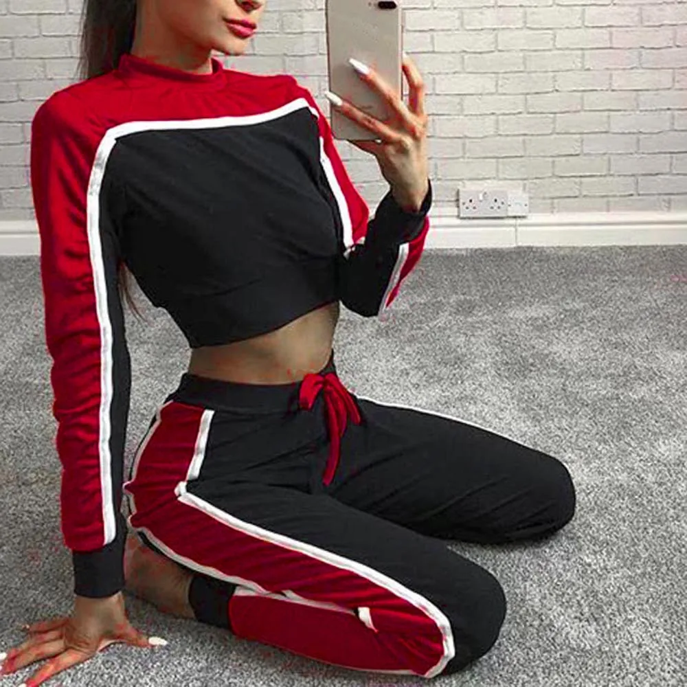 

Sweatsuit Female Matching Sets Euroepan Style Woman Sets Tracksuit Women 2 Piece Sets Womens Outfits