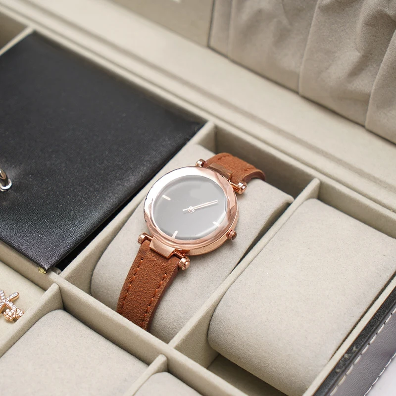 

Watch Cases for Men, 8 Slots Lockable Watch Box Organizer for Men with Jewelry Organizer