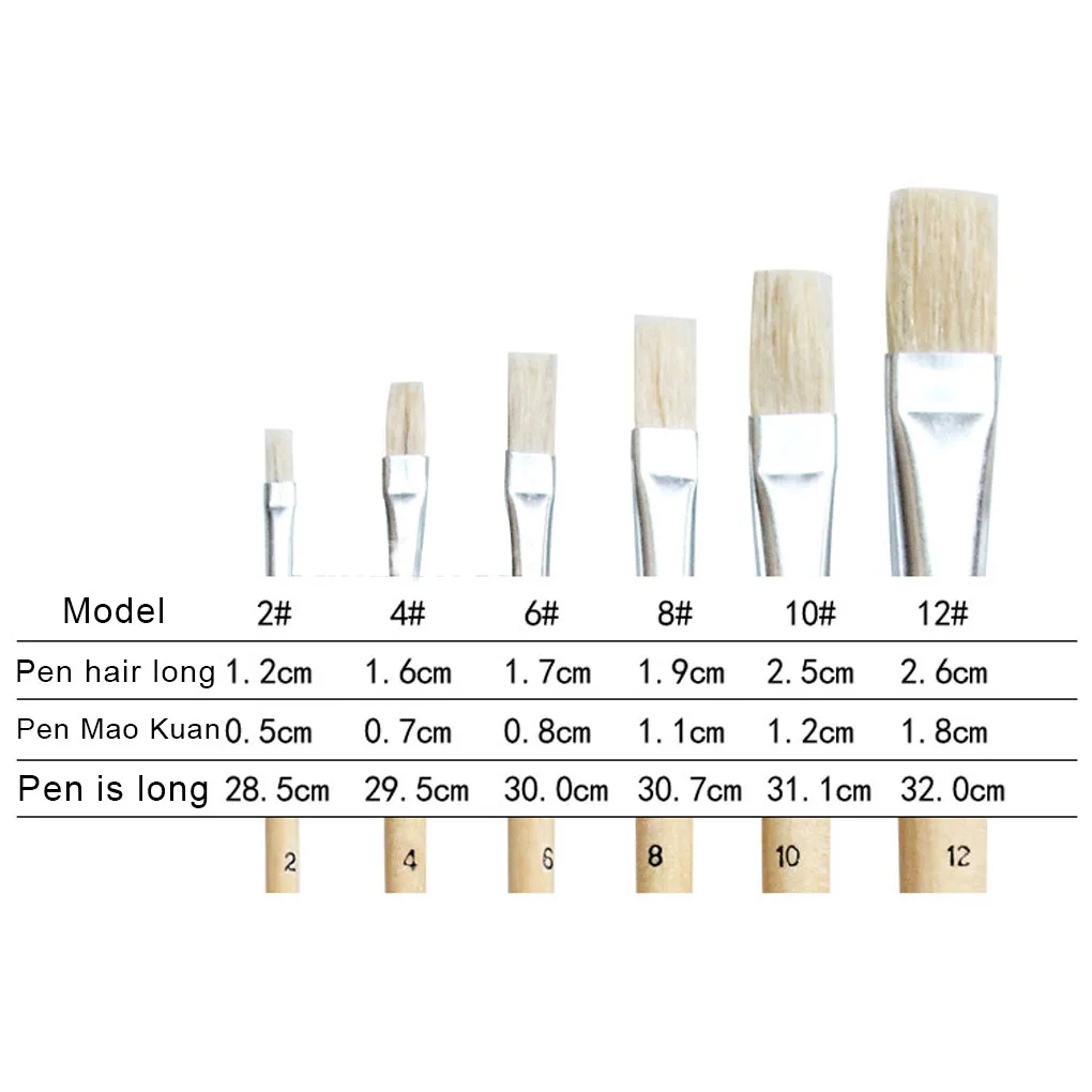 38 шт./компл. кисти для рисования масляная Акварельная картина ручка нейлоновые
