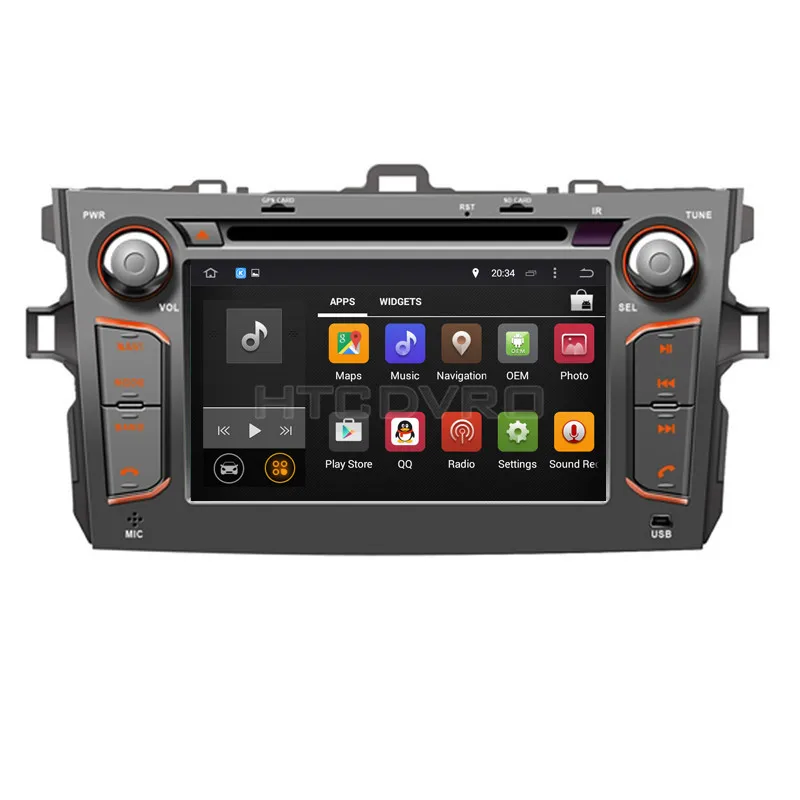 YMODVHT 7 дюймов 4G Восьмиядерный Android 9 0 1 автомобильный dvd плеер для Toyota Corolla 2006 2007 2008