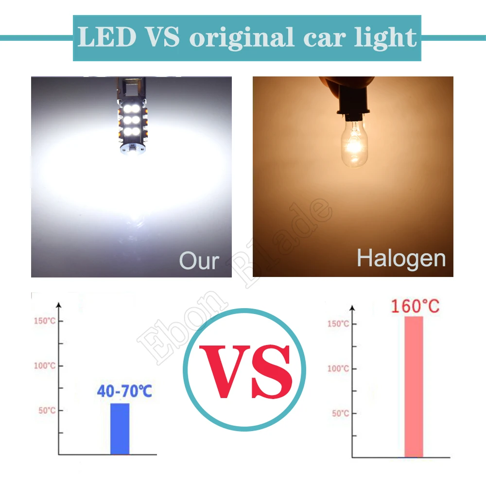 Пара светодиодных ламп H1 супер яркие лампы высокой мощности H3 25-SMD 3528