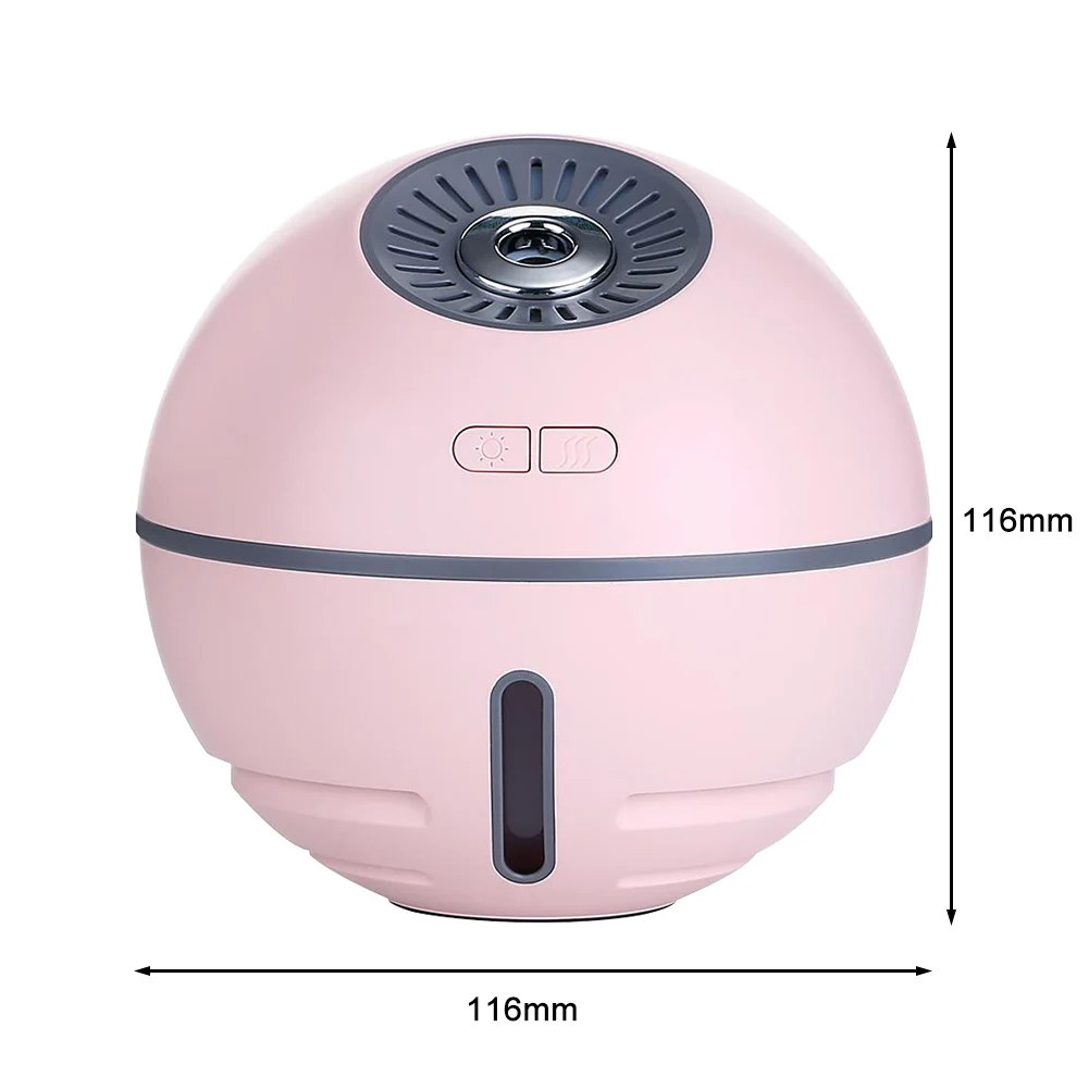 

4 in 1 Multi-functional Air Humidifier Space Ball Humidifier Mobile Power USB Rechargeable Portable Small Fan with LED Light