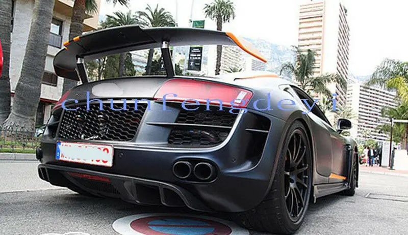 Подходит для Audi R8 V8 V10 2008 2015 Настоящее углеродное волокно авто задний багажник