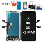 Дисплей Tianma Incell для iPhone X XS Max XR, Оригинальный сенсорный ЖК-дисплей OLED, сменная панель, полный преобразователь в сборе, детали