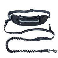 dog traction rope nylon reflective pet supplies dog harness collar jogging adjustable belt waist bag traction belt rope