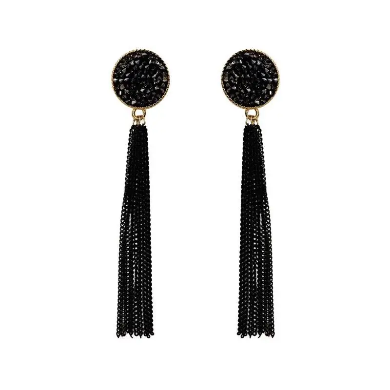 

Retro tassel pendant long earrings for women fashion personality chain earrings and Earrings manufacturer direct sales