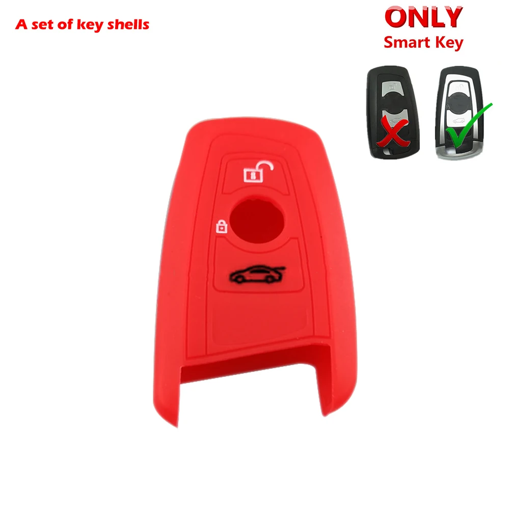Silicone Car Key Cover Case For 3 Series 09-13 5/7 09-14 Remote Fob | Мать и ребенок
