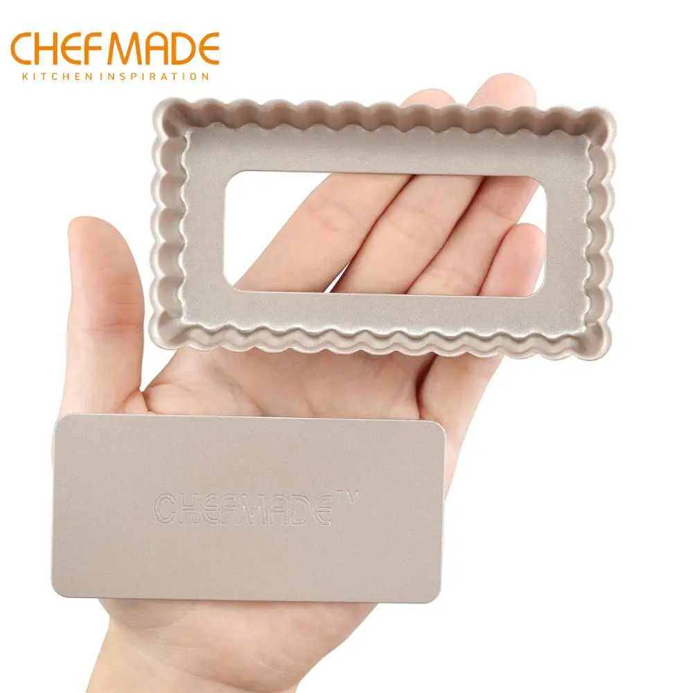 CHEFMADE мини торт Пан набор 4 дюймовый со съемными просторный подол с антипригарным
