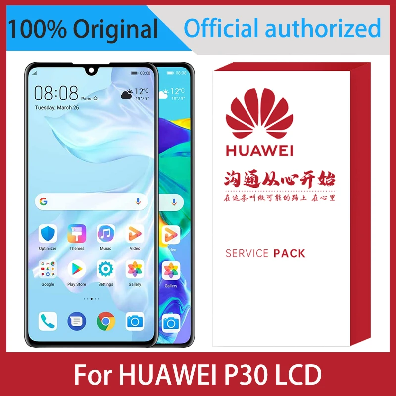 Оригинальный 6 1 &quotЖК дисплей для Huawei P30 ЖК ELE L29 L09 AL00 сенсорный экран дигитайзер