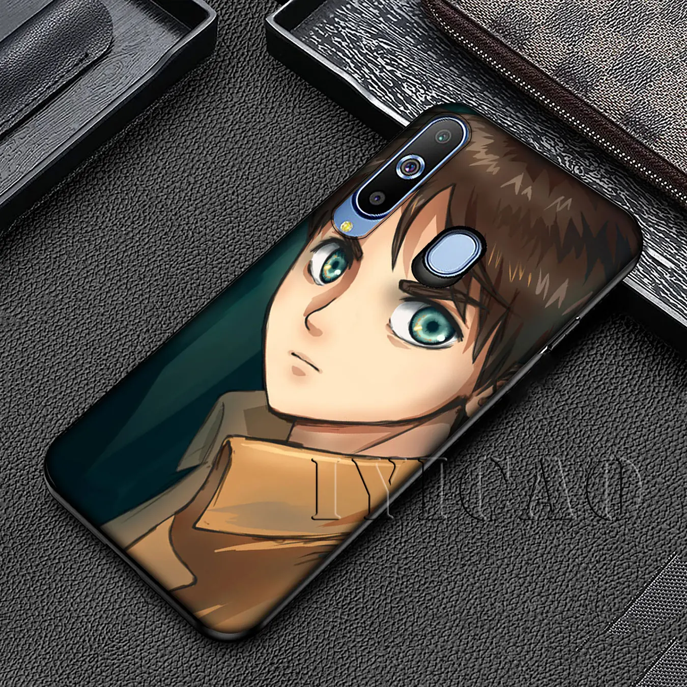 Мягкий силиконовый чехол IYICAO Attack on Titan Anime Eren Jaeger для Samsung Galaxy A70 A60 A50 A40 A30 A20 A10 M10 M20 M30