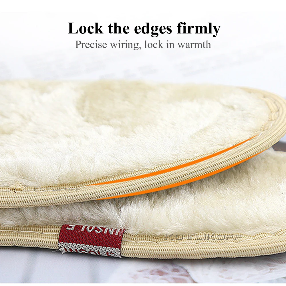 Keep Warm Heated Insole Cashmere Thermal Insoles Thicken Soft Breathable Winter Sport Shoes For Man Woman Boots Pad Sole