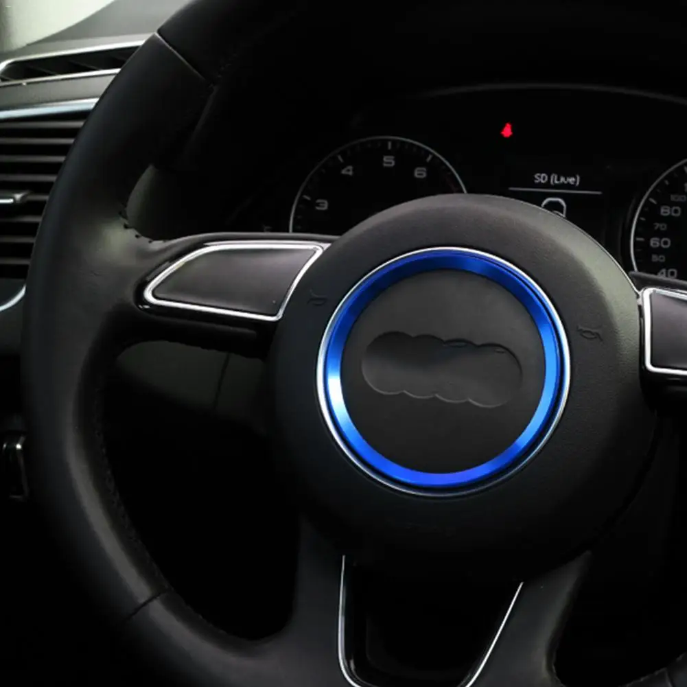 Авиационный алюминиевый сплав автомобильный руль украшение кольцо наклейка