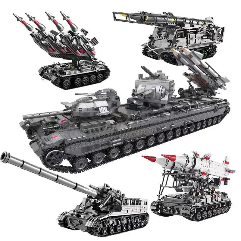 XingBao 06006 Lepining WW2 Creator MOC Военная серия модель танка в стиле милитари развивающие