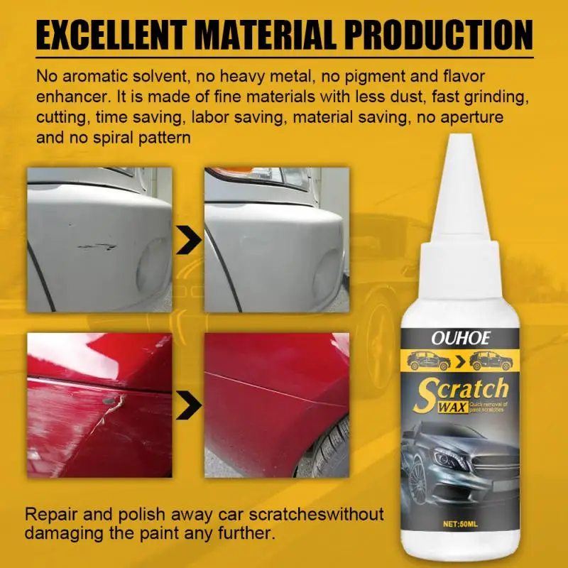 

1pcs Car Polish Paint Scratch Repair Agent Polishing Wax Paint Scratch Repair Remover Paint Care Maintenance Auto Detailing