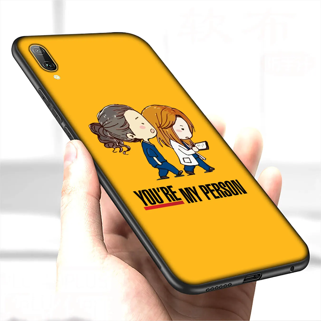 Мягкий чехол для телефона с анатомией серого цвета Huawei Y9 Y7 Y6 Prime 2019 2018 Honor 20 10 9 9X 8C 8X
