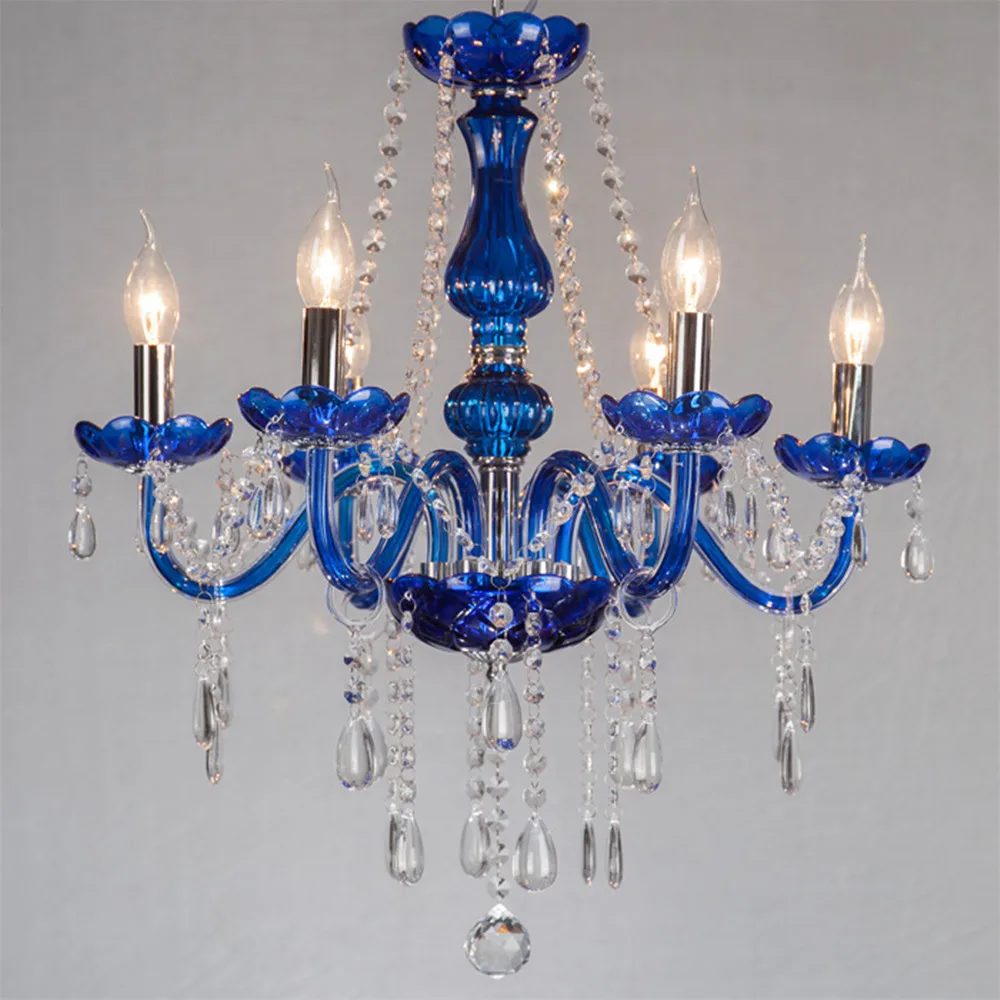 Европейская синяя фотовссветильник для гостиной спальни гостиницы виллы