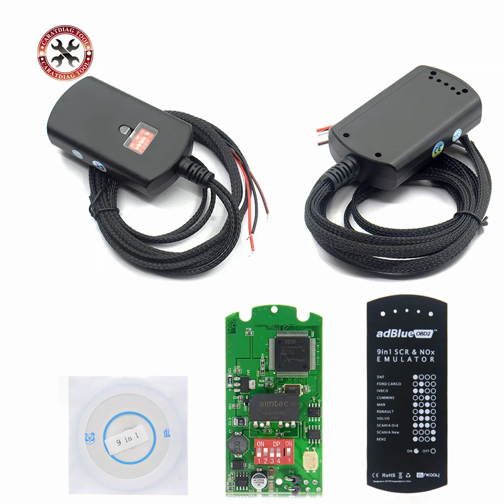 Эмуляция AdblueOBD2 9/8 в 1 универсальная не требует программной эмуляции для