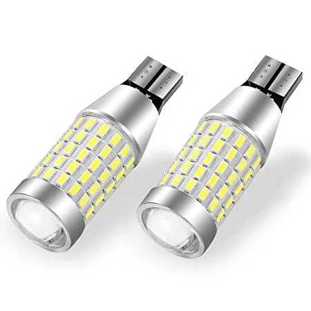 1 шт. T15 светодиодный W16W лампа супер яркий Обратный светильник 3014 SMD 920 921 светодиодный Canbus без ошибок для автомобиля резервный светильник s Лампа Белый 12-24 В