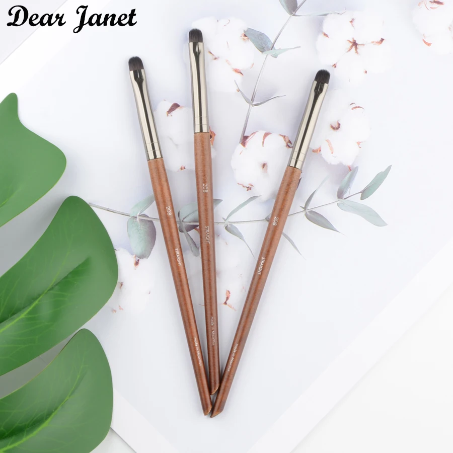 1 шт. Кисточки для макияжа #208 подводка глаз маленькая кисть из натурального