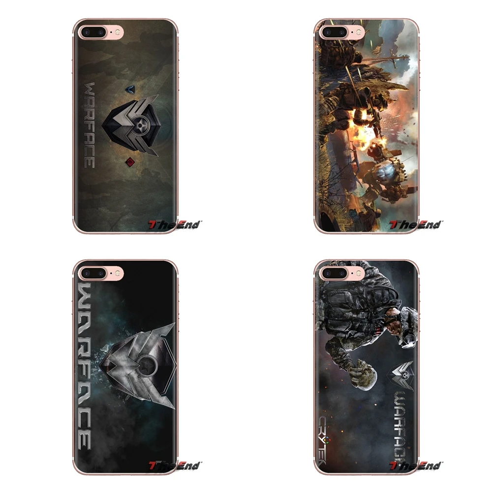 Warface с низким содержанием жира для iPod Touch Apple iPhone 4 4s 5 5S SE 5C 6 6S 7 8 X XR XS Plus MAX прозрачный