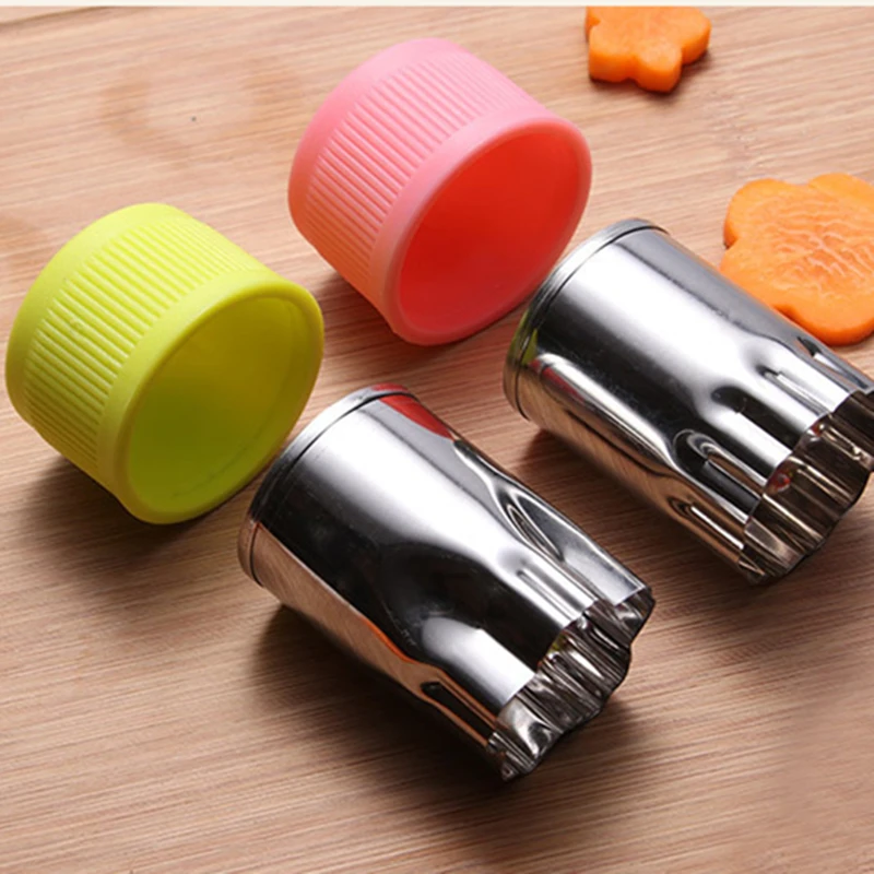 8 шт. креативные формы с принтом печенья из мультфильма цветочный тип овощные