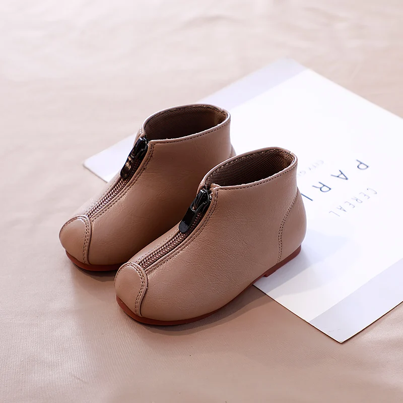 Осень и зима 2020 новые детские ботинки обувь для прогулок на плоской подошве