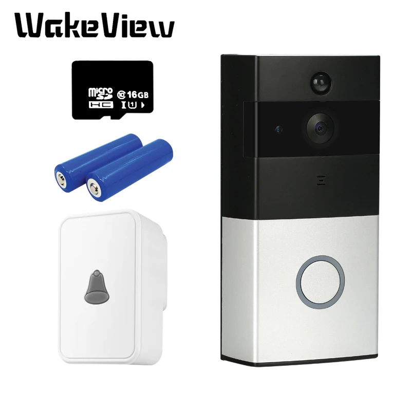 WakeView HD 1080P умный видео дверной звонок, домофон, WiFi, приложение для управления жизнью, беспроводной дверной звонок, ip-камера, монитор безопасности дома, ИК светодиодный