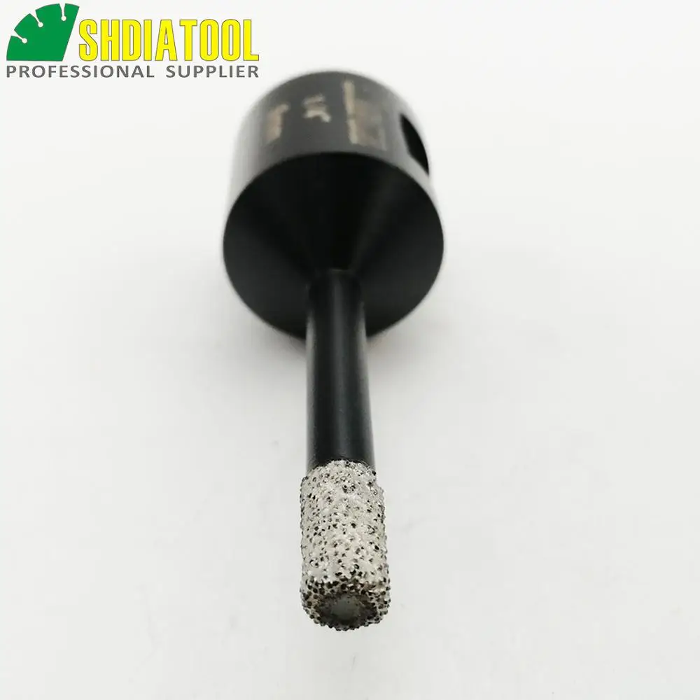 SHDIATOOL 2pcs/set Dia 1/4&quot&amp5/16&quot(6+8mm) Vacuum Brazed 5/8-11 Diamond Dry Drilling Bits Tile Hole Saw Core Drill Bit |