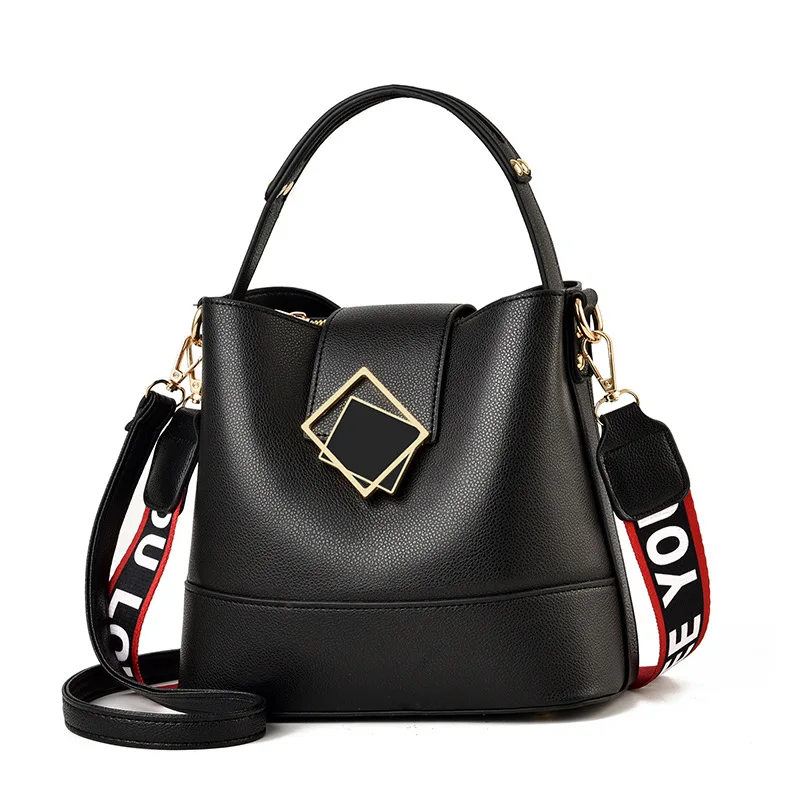 

New Luxury Handbags Bucket Bags Women Pattern Handbag High Capacity Casual Smooth Leather Shoulder Messenger Bags Ladies BE03212