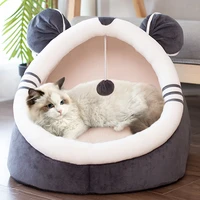 winter warm cat house soft cat bed cave pet dog soft nest kennel kitten bed house sleeping bag for small medium dogs supplies
