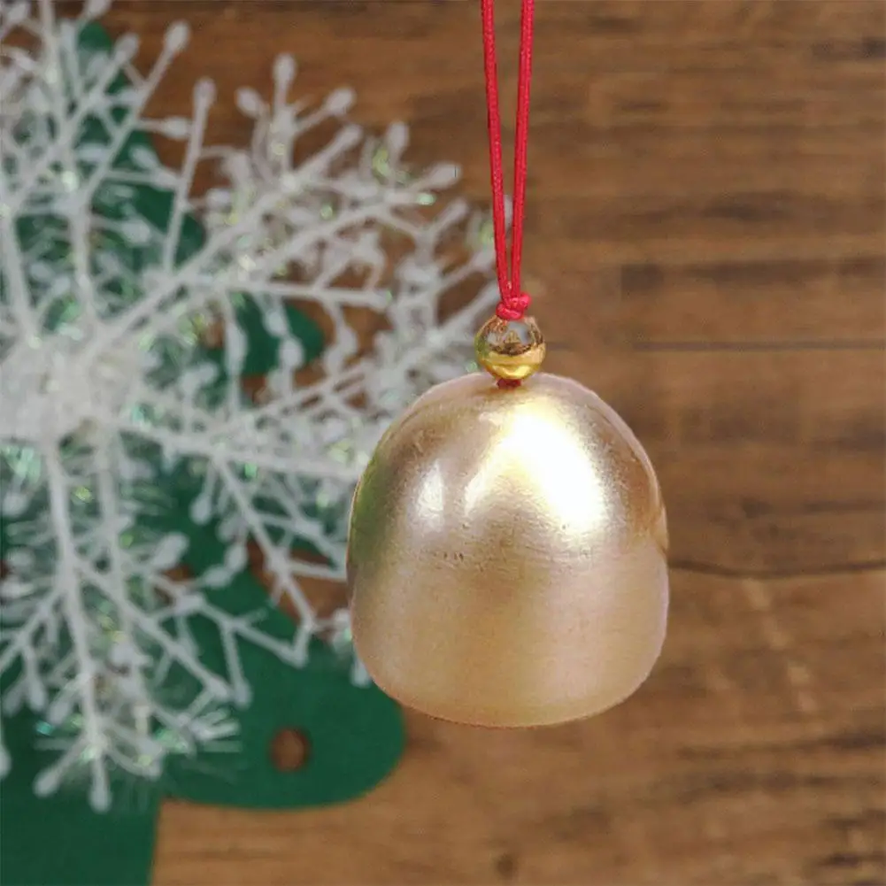 Рождественское украшение металлический колокольчик маленький подвеска на