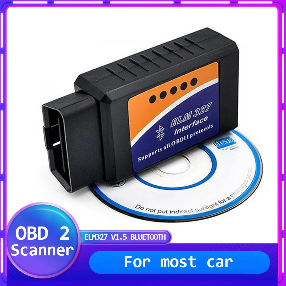 

ELM327 V1.5 OBD2 сканер PIC18F25K80 BT/Wifi ELM 327 OBD Автомобильный диагностический инструмент для Android /IOS PK Vgate Icar2 считыватель кодов