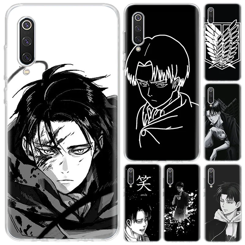 

Hot Anime Attack On Titan Black Phone Case For Xiaomi Redmi Note 10 9 8 9S 10S 9A 9C 8 8T 7 6 5 Pro 7A 8A 6A 4X S2 K20 K30 Cover