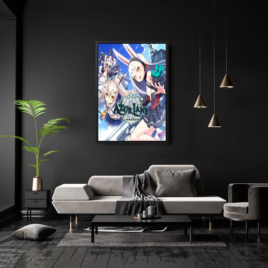 Картина-постер для видеоигр с принтом на холсте без рамки